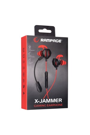 X-jammer Mobil- und PC-Gaming-Ohrhörer-Headset mit Mikrofon 3. 5mm RM-K16 - 8