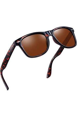 Xed Wayfarer Damen-Sonnenbrille mit Leopardenmuster 2908893 - 1