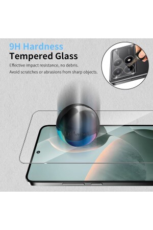 Xiaomi Poco X6 Pro 5g kompatibler Displayschutz, 9H gehärtetes Glas, transparentes passives Bildschirmglas - 4