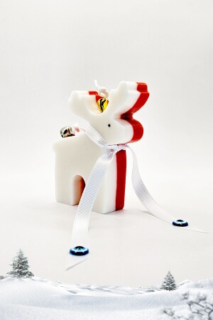 منز-سنة جديدة عيد الميلاد العشبة الشتوية - شمعة هدية مزخرفة من الفانيلا الزنجبيل - XL حجم كبير - Joker Abdul