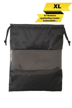 XL-Schuhtaschen-Organizer aus wasserdichtem Stoff mit transparentem Fenster - 2