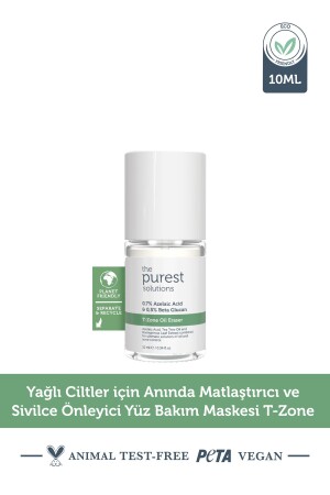 Yağlı Ciltler Için Anında Matlaştırıcı Ve Sivilce Önleyici Yüz Bakım Maskesi T-zone 10 Ml - 2