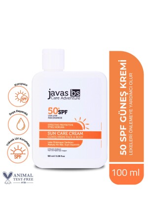 Sonnencreme für fettige, trockene Haut, Mischhaut und unreine Haut, Anti-Unreinheiten, wasserbeständig 3351YB - javas bs