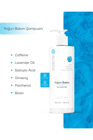 Yağlı Saçlar Için Kepeğe Karşı Yoğun Bakım Şampuanı 250 ml (EGZAMA- SEDEF) - 3