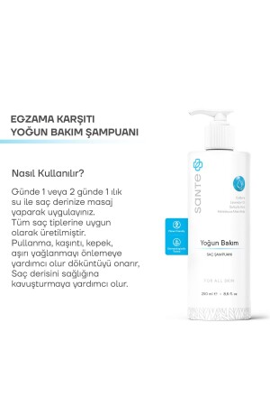 Yağlı Saçlar Için Kepeğe Karşı Yoğun Bakım Şampuanı 250 ml (EGZAMA- SEDEF) - 5