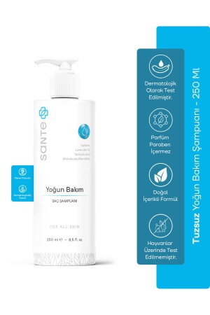 Yağlı Saçlar Için Kepeğe Karşı Yoğun Bakım Şampuanı 250 ml (EGZAMA- SEDEF) - Santeplus