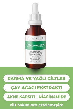 Yağlı Ve Akneli Ciltler Için Azelaic Acid Cilt Serumu 30ml - 4