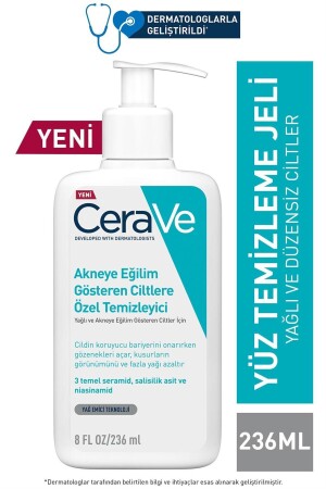 Yağlı Ve Akneye Eğilimli Ciltler İçin Yüz Temizleme Jeli 236 ml - 2