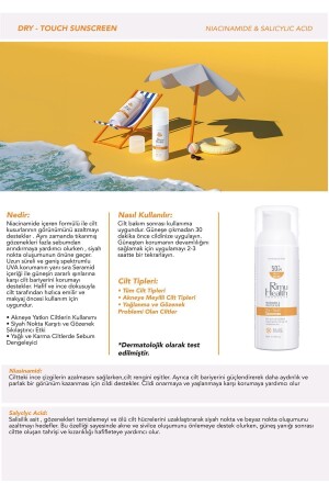 Yağlı Ve Karma Ciltler Için Siyah Nokta Ve Akne Karşıtı Güneş Kremi 50 ml - 5