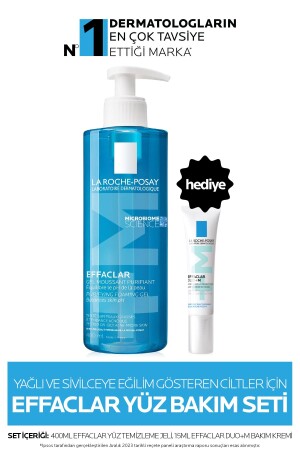 Yağlı ve Sivilceye Eğilimli Ciltler için Effaclar Yüz Bakım Seti - La Roche Posay