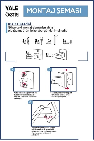 Yale-Serie 3er-Set SET-1 - 7