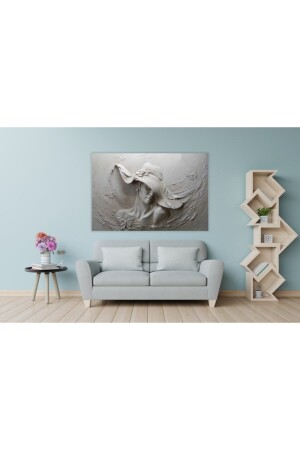 Yanılsama Duvar Resmi Tek Parça Cotton Canvas Tablo KV-120 - Genel Markalar