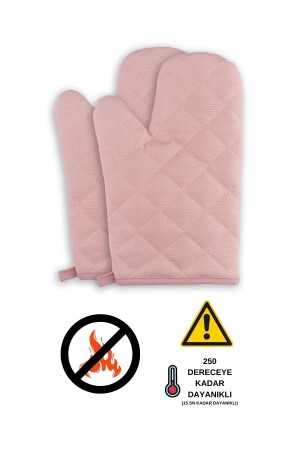 قفازات فرن مقاومة للنيران و مقاومة للحرارة من MNZ (2 قفازات) - Sevilya