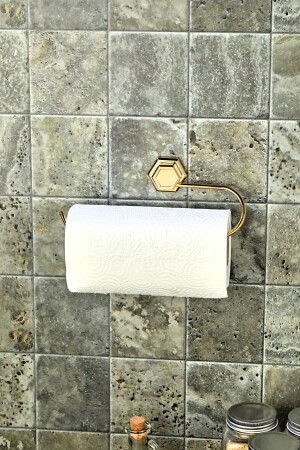 Yapışkanlı Rulo Kağıt Havluluk Peçetelik Banyo Askısı Tutucu Metal Wc Kağıtlık - Fbzhome
