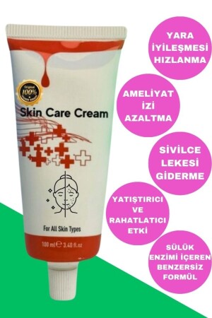 Yara Ameliyat Sivilce Kremi Doğal Yağlar ve Hücre Yenileyen Sülük Enzimi İçeren Krem SKİN CARE CREAM TYCPNHOKAN170947474267823 - BİZİMHEKİM