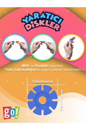 Yaratıcı Diskler 500 Adet Stem Eğitimi Uyumlu Kilitli Diskler Eğitici Oyuncak 35413218234521 - 4