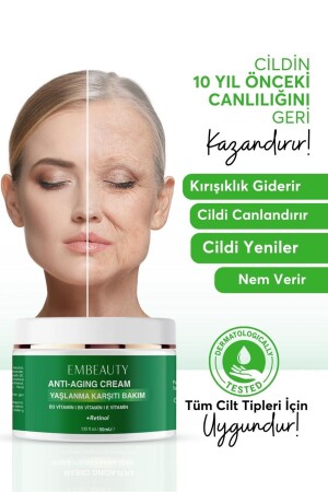 Yaşlanma Karşıtı Ve Kırışıklık Giderici Krem 50 ml yslndmra - 3