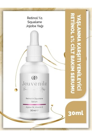 Retinol 1% Serum - Yaşlanma Karşıtı ve Yenileyici (Retinol, Squalane, Jojoba Yağı) 8682399330441 - 2