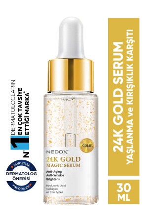 Yaşlanma Ve Kırışıklık Karşıtı Anti Aging 24k Gold Serum 30 ml NDXGS1 - 1