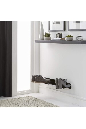 Yatay Ayakkabılık Duvara Monte Ayakkabı Düzenleyici Raf - 60 Cm 1 Adet SHOERACK60 - Genel Markalar