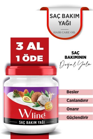 Yavaş Uzayan Ve Yıpranmış Saçlara Özel Saç Bakım Yağı - Wline