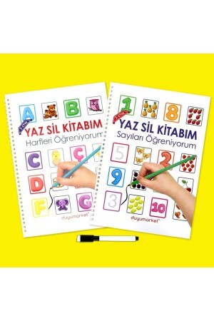 Yaz Sil Kitabım Harfler - Sayılar Seti DM17186 - 1