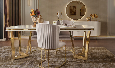 طاولة الطعام من طراز 