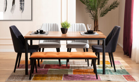 مجموعة طاولة الطعام من نيويورك - Cadde Yıldız