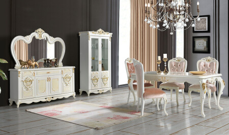 غرفة الطعام الكلاسيكية من 
