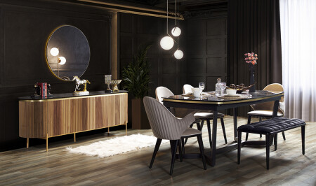 غرفة الطعام من النوع الذهبي - Cadde Yıldız