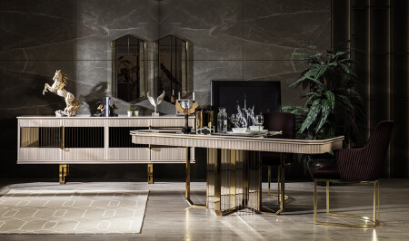 غرفة الطعام الفاخرة من 