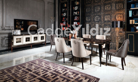 غرفة الطعام الفاخرة من (منز-سيران) - Cadde Yıldız