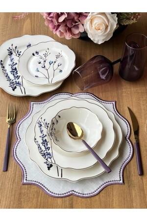 Yemek Takımı Spring Branch 24 Parça 6 Kişilik SMC009 - ROSSEV