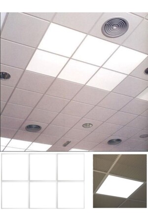 Yeni Moda Tavan Aydınlatma,6lı Led Panel,t24 Asma Tavanlar Için Gurup Led Aydınlatma Panelleri,60x60 LeD-1610 - 1