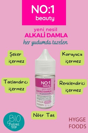 Yeni Nesil Alkali Damla No:1 Beauty Yüksek Antioksidanlı Ph Arttırıcı Su Içmeye Yardımcı - 4