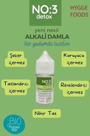 Yeni Nesil Alkali Damla No:3 Detox Yüksek Antioksidanlı Ph Arttırıcı Su Içmeye Yardımcı - 4