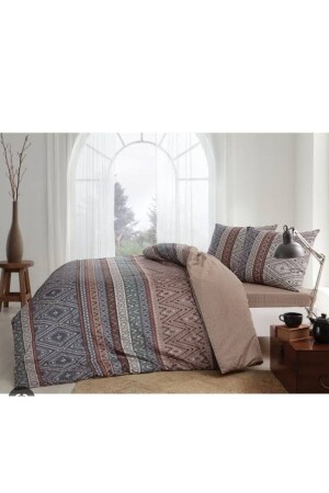 MNZ-New Season King Size Duvet Cover Set - آرطورا / تان آرطورا - Taç