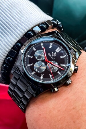 Yeni Sezon Gümüş Renk Metal Kordon Erkek Kol Saati-bileklik Hediyeli FAVORİPOLO010 - S.POLO