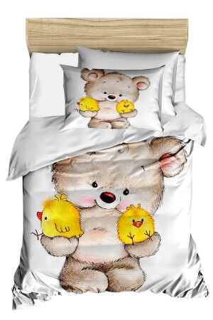 Unisex-Bettbezug-Set für Neugeborene, Mädchen/Jungen, 100 % Baumwolle, MH01182 - Mira Home