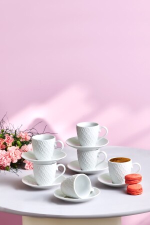 Yeniköy Set mit 6 Kaffeetassen 90 ml - 2