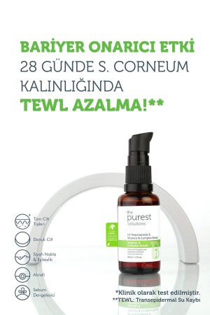 Yenileyici Ve Yatıştırıcı B Vitamini Cilt Bakım Serumu 30 Ml (%10 Niacinamide - Provitamin B5) - 3