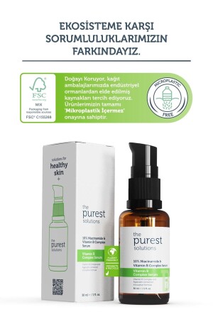 Yenileyici Ve Yatıştırıcı B Vitamini Cilt Bakım Serumu 30 Ml (%10 Niacinamide - Provitamin B5) - 6