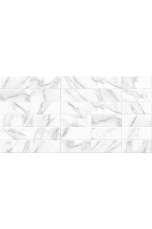 Yer Kaplama Zemin Kaplama Folyosu 65x130 cm Beyaz Mermer Duvar Karo - 3
