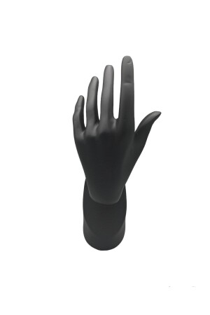 Yerli Üretim Polyester Malzeme Siyah Renk 30 / 12 cm Takı Sergileme El Mankeni - 1