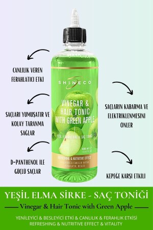 - Yeşil Elmalı Sirke & Saç Toniği 400ml - Wınegar Haır Tonıc Wıth Green Apple - 1