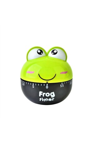 Yeşil Mekanik Frog Timer 60 Dakika Sevimli Zamanlayıcı SDT20004TİME - 2