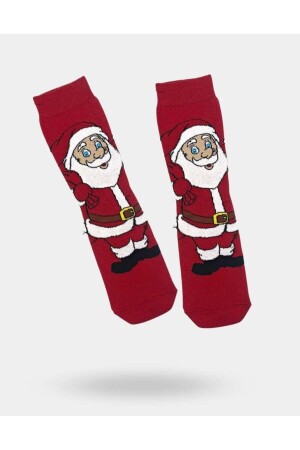 Yılbaşı Temalı Noel Baba Çorap Unisex - 1