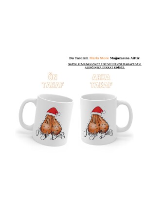 Yılbaşı Yeni Yıl Jingle Balls Kişiye Özel Hediyelik Eğlenceli Kupa Bardak (1 Adet ) - Maris Store