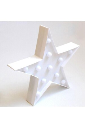 MNZ-Star أدى نور الليل النموذج 2 بيضاء LizpoDecor5455 - Lizpo Decor