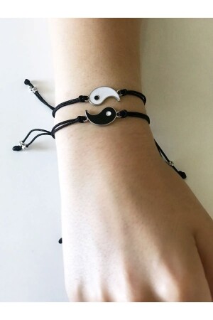 Ying Yang Geschenk Paar Armband Liebhaber Armband 2 Stück - 4